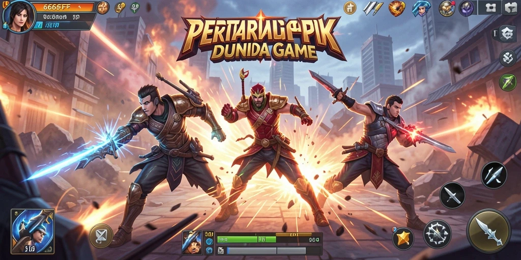 Gameplay pertarungan seru di 666FF dengan variasi karakter.
