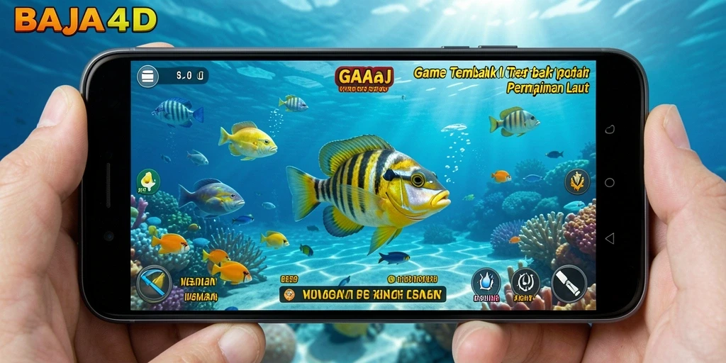Screenshot BAJAJ4D menunjukkan atmosfer seru saat menembak ikan.