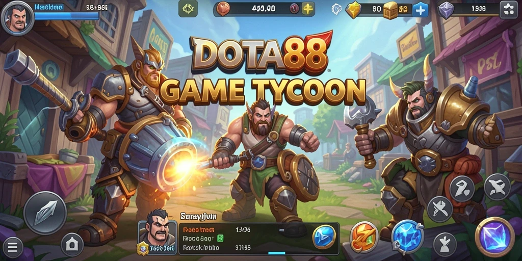 Screenshot DOTA88 menampilkan gameplay Tycoon yang seru dan interaktif.