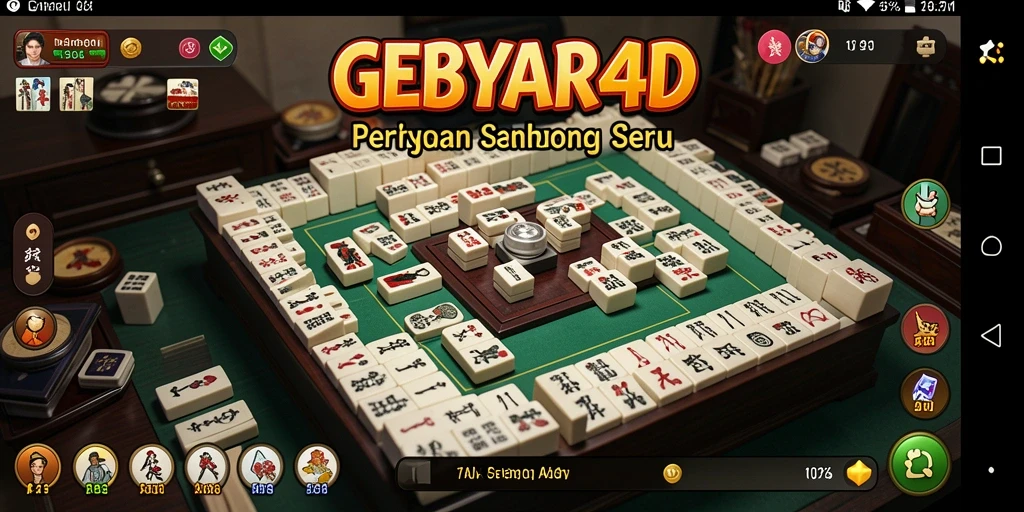 Tampilan gameplay seru dan menantang di GEBYAR4D.