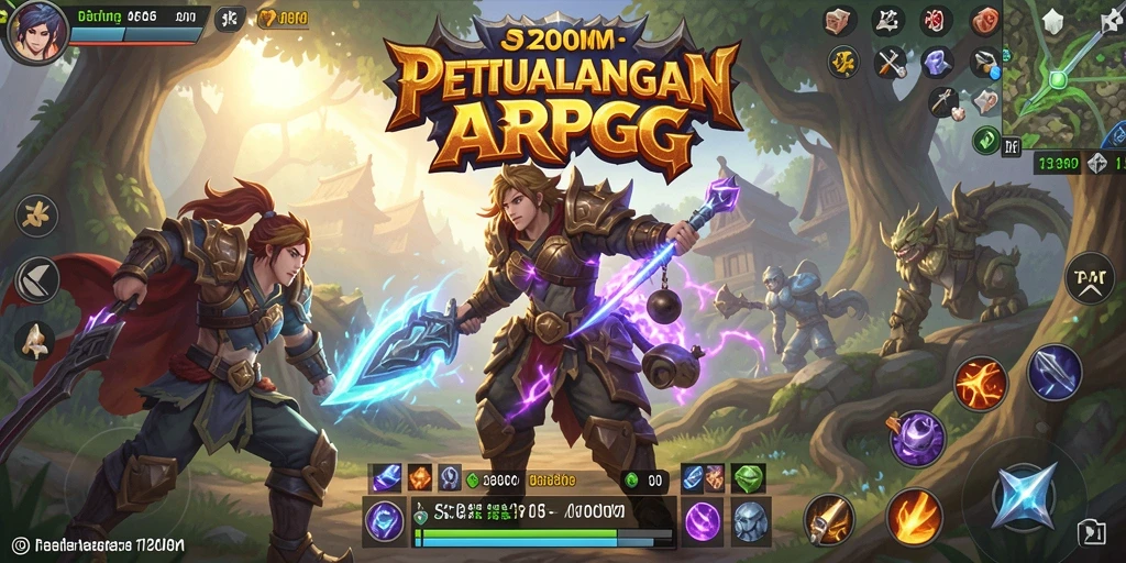 Gameplay J200M yang penuh aksi dan strategi.