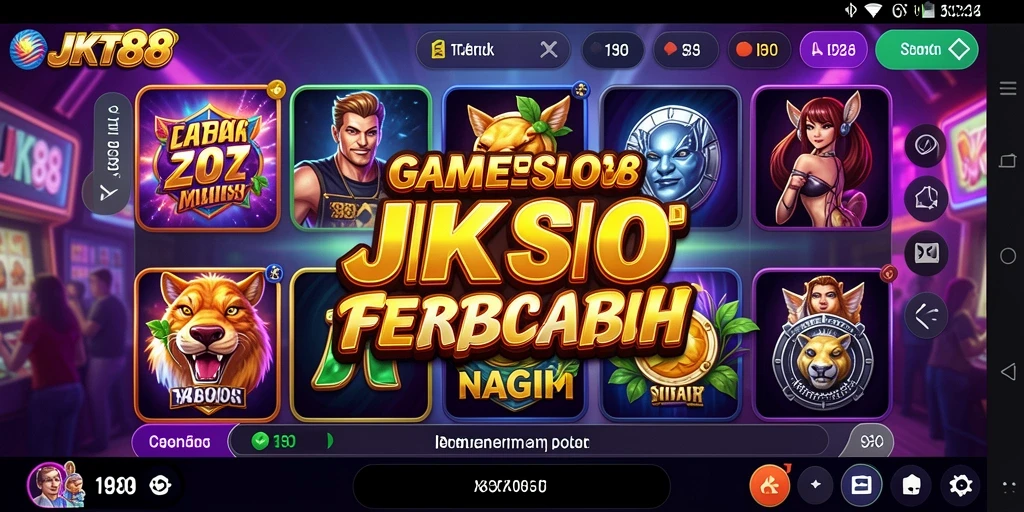 Gameplay Slot JKT88 dengan grafis memukau dan berbagai fitur menarik.