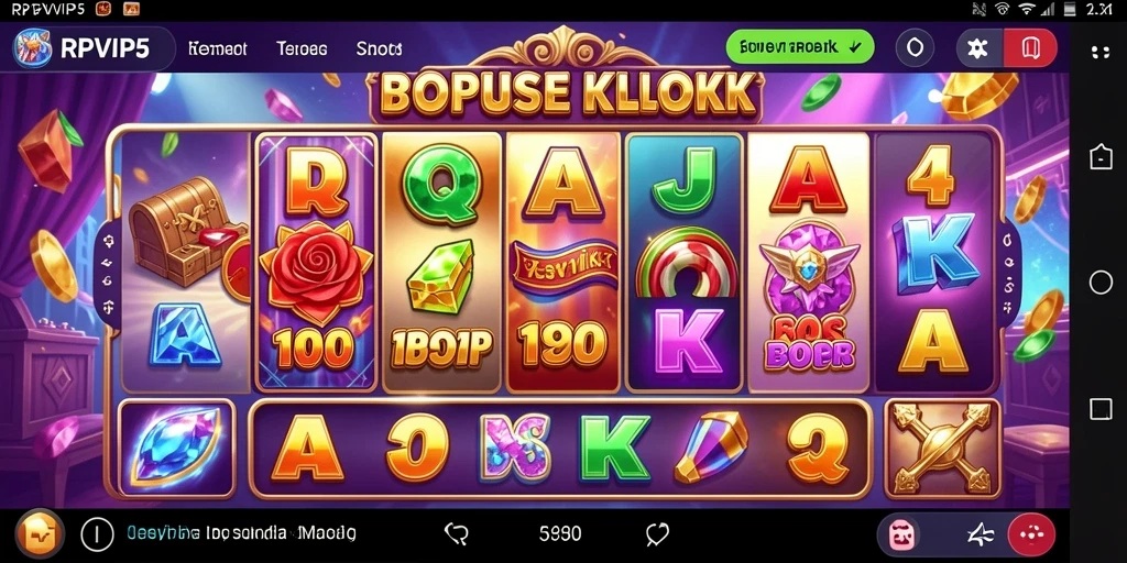 Tampilan antarmuka dan gameplay menarik dari RPVIP5.