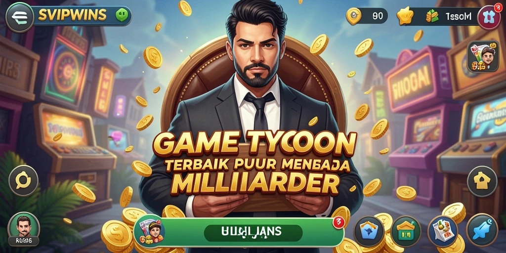 Tampilan gameplay SVIPWINS yang penuh warna dan strategis.